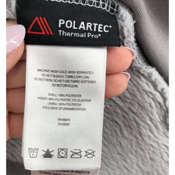 Mountain Hardwear Women Polartec Monkey Jacket M Gray Full Zip Fuzzy Outdoor - Picture 7 of 10